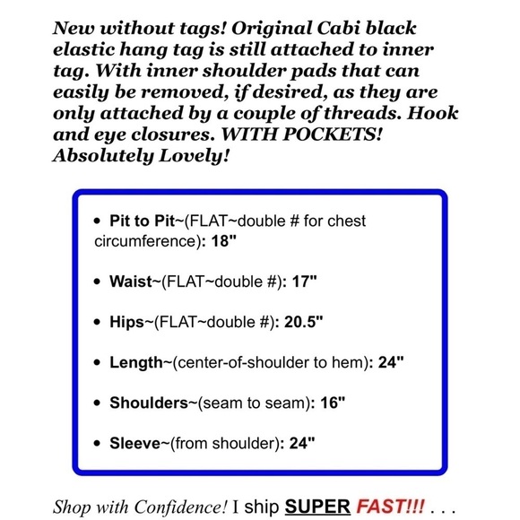 Cabi Sz M Navy Blue Ponte Knit Military Jacket Peplum Nautical Womens - Picture 2 of 15